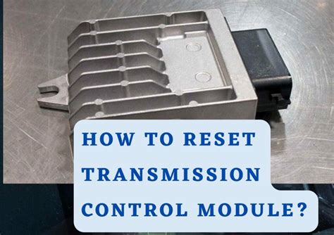 00 corolla transmission control module reset